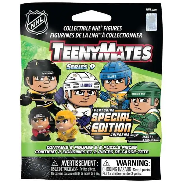 NHL TeenyMates Hockey Series 9 Mystery Pack [2 RANDOM Figures, Damaged Package]