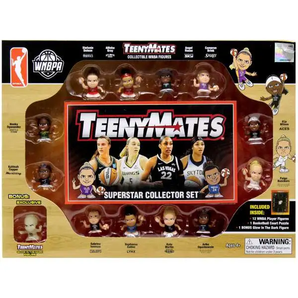 WNBA TeenyMates 2025 Women's Basketball Superstar Collector Set 13-Pack