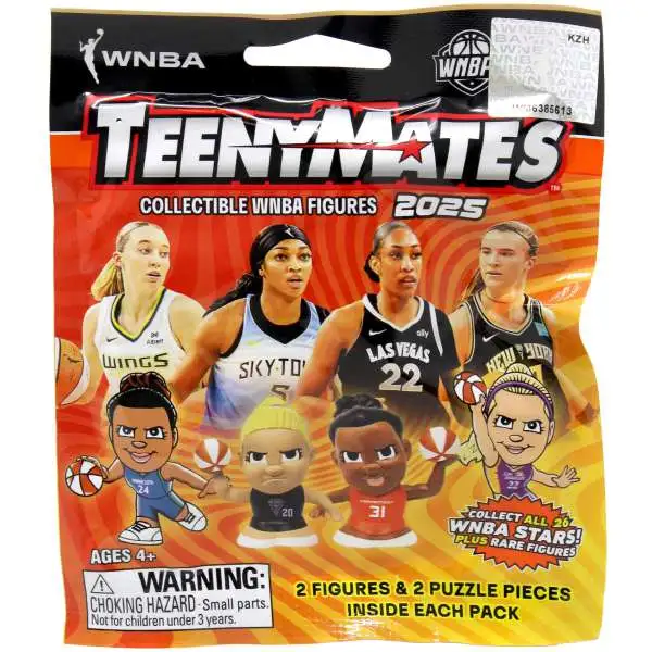 WNBA TeenyMates 2025 Women's Basketball Mystery Pack [2 RANDOM Figures]