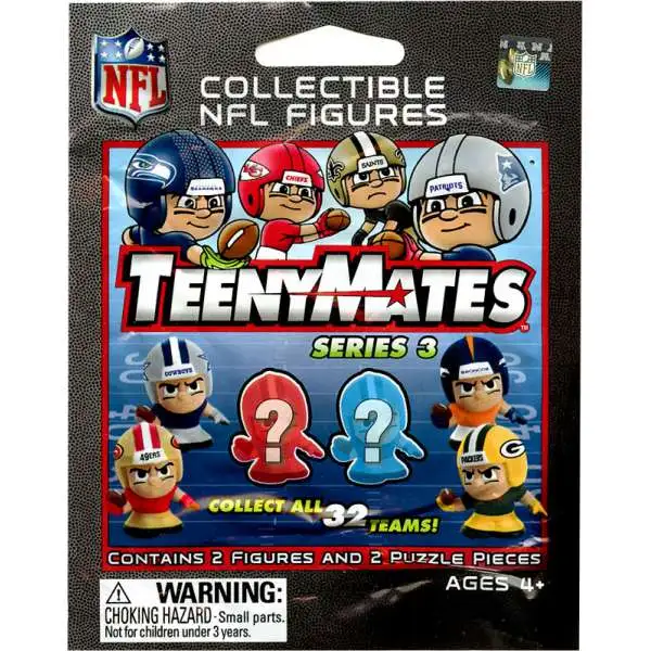 NFL TeenyMates Football Series 3 Wide Receivers Mystery Pack [2 RANDOM Figures]