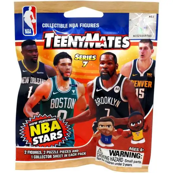 NBA TeenyMates Basketball Series 7 Mystery Pack [2 RANDOM Figures]