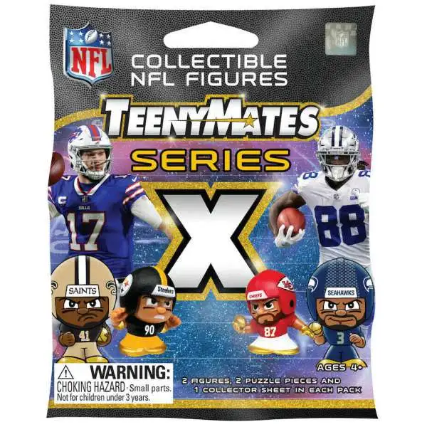 NFL TeenyMates Football Series X Mystery Pack [2 RANDOM Figures]