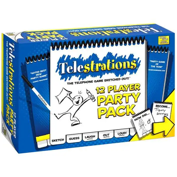 Telestrations Board Game [12 Player Party Pack]