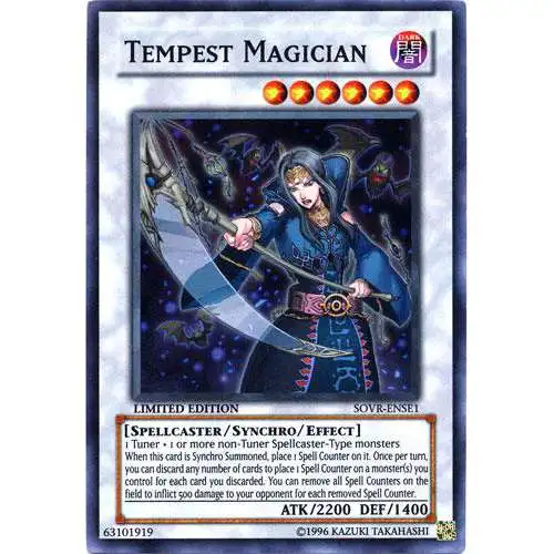 YuGiOh YuGiOh 5D's Stardust Overdrive Special Edition Super Rare Tempest Magician SOVR-ENSE1