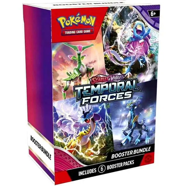 Pokemon Scarlet & Violet Temporal Forces Booster Bundle [6 Packs]