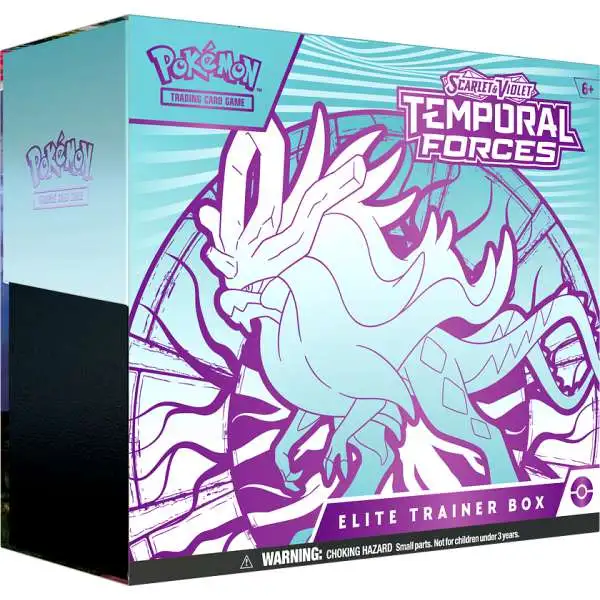 Pokemon Temporal Forces Walking Wake Elite Trainer Box [9 Booster Packs, 1 Foil Promo Card, 65 Card Sleeves & More]