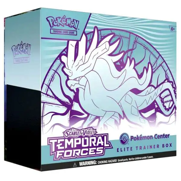 Pokemon Scarlet & Violet Temporal Forces Walking Wake Exclusive Elite Trainer Box [11 Booster Packs, 2 Foil Promo Cards, 65 Card Sleeves & More]
