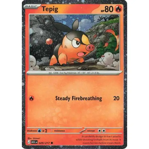 Pokemon Trading Card Game Mega Evolution Ascended Heroes Promo Tepig #29
