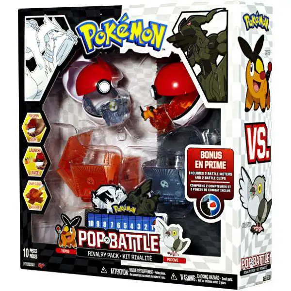 Pokemon Black & White Series 1 Pop n' Battle Tepig vs. Pidove Rivalry Pack