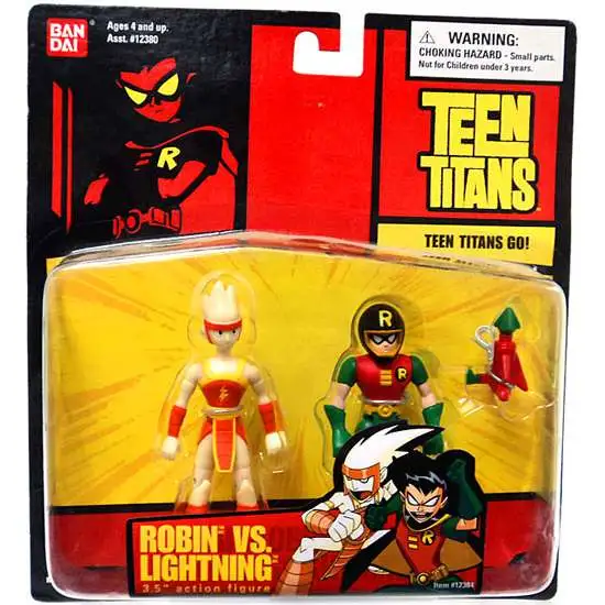 Teen Titans Go! Robin vs. Lightning Action Figure 2-Pack