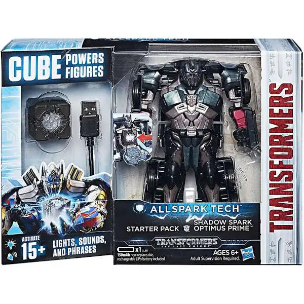 Transformers The Last Knight All Spark Tech Shadow Spark Optimus Prime Starter Pack