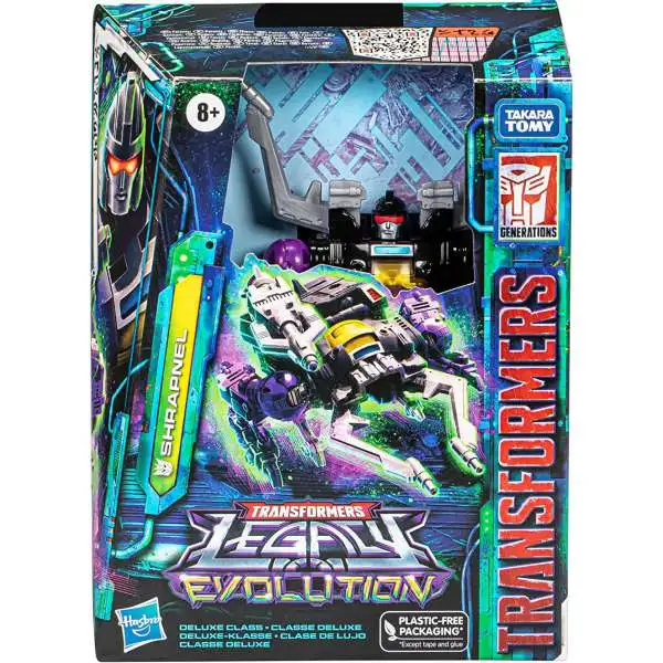 Transformers Generations Legacy Evolution Shrapnel Deluxe Action Figure