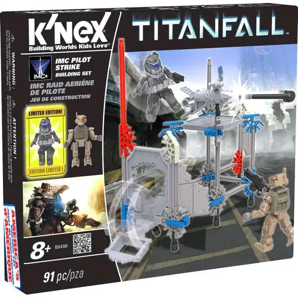 K'Nex Titanfall Militia Pilot Attack Building Set 92pc FAST FREE SHIPPING! 