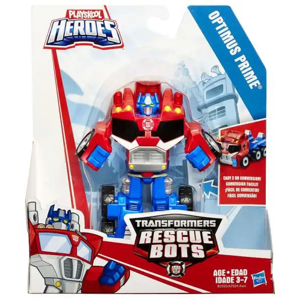 Transformers Playskool Heroes Rescue Bots Optimus Prime Action Figure [Rescan, 2015]