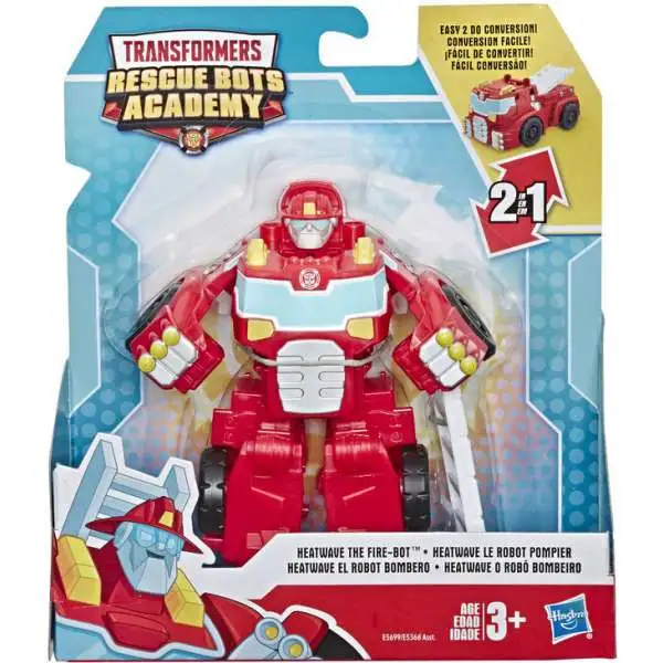 Transformers Playskool Heroes Rescue Bots Academy Heatwave the Fire-Bot 4.5" Action Figure [Classic]