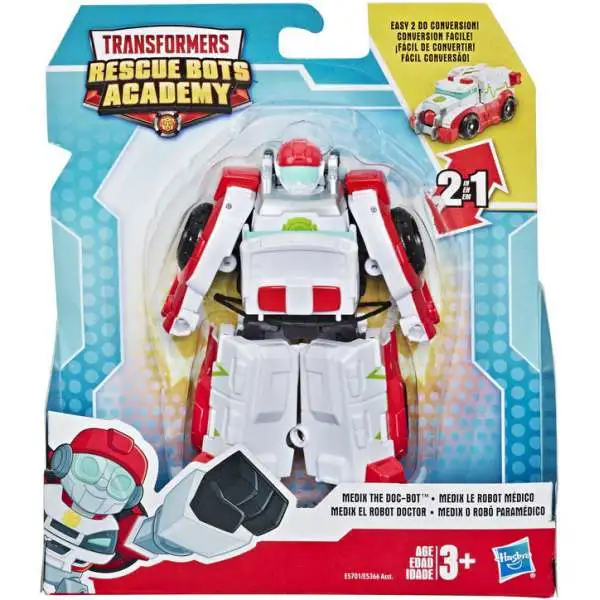 Transformers Playskool Heroes Rescue Bots Academy Medix the Doc-Bot 4.5" Action Figure