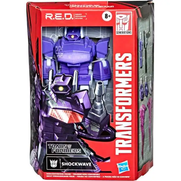 Transformers RED [Robot Enhanced Design] Shockwave 6" Action Figure