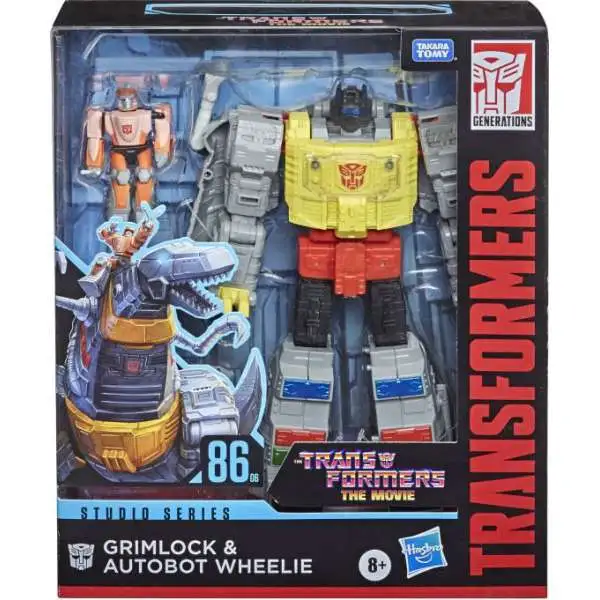 Transformers Generations Studio Series 86-06 Grimlock & Wheelie Leader Action Figure