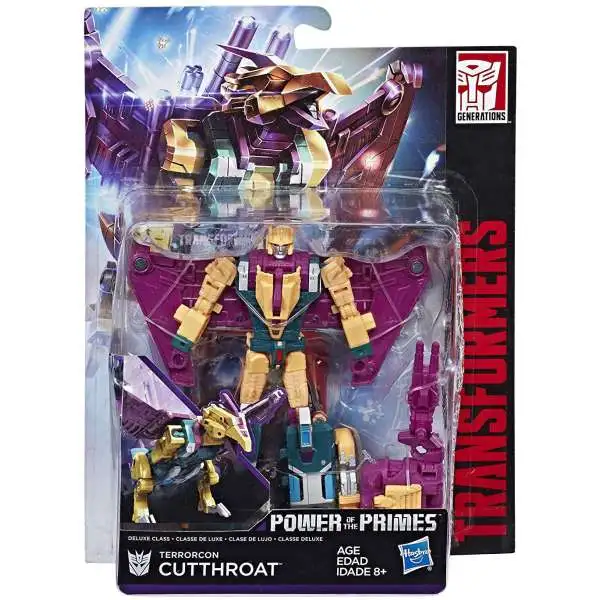 Transformers Generations Power of the Primes Terrorcon Cutthroat Deluxe Action Figure [Damaged Package]