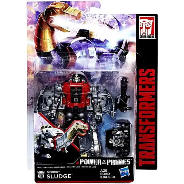 Transformers Generations Power of the Primes Dinobot Sludge Deluxe Action Figure