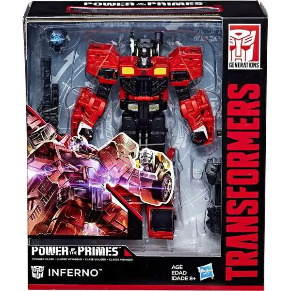 Transformers Generations Power of the Primes Inferno Voyager Action Figure