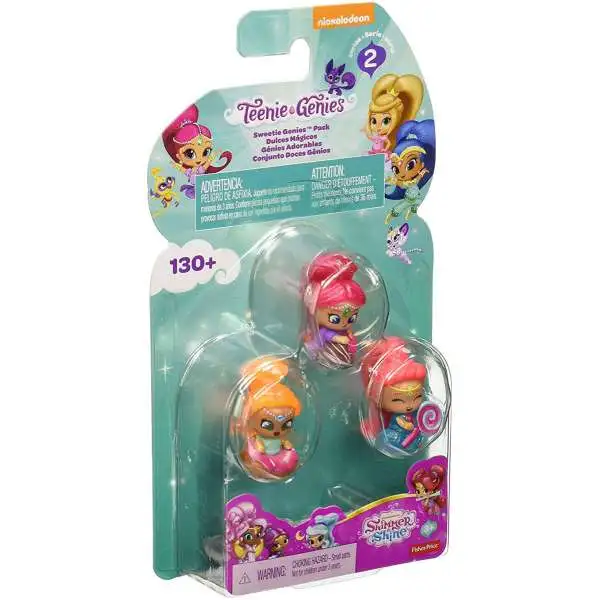 Fisher Price Shimmer & Shine Teenie Genies Series 2 Sweetie Genies 3-Pack