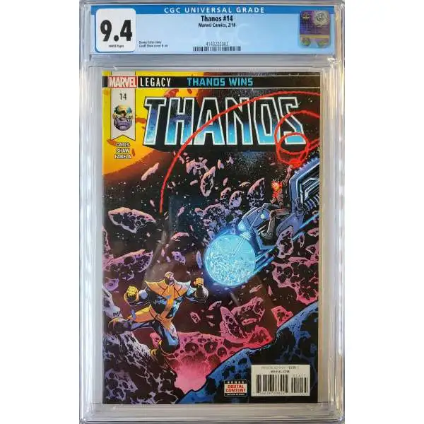 Marvel Thanos #14 2018 Comic Book [CGC 9.4]