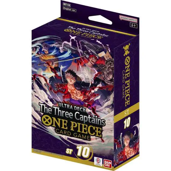 One Piece Trading Card Game The Three Captains Ultra Deck ST-10 [ENGLISH, 51 Cards]