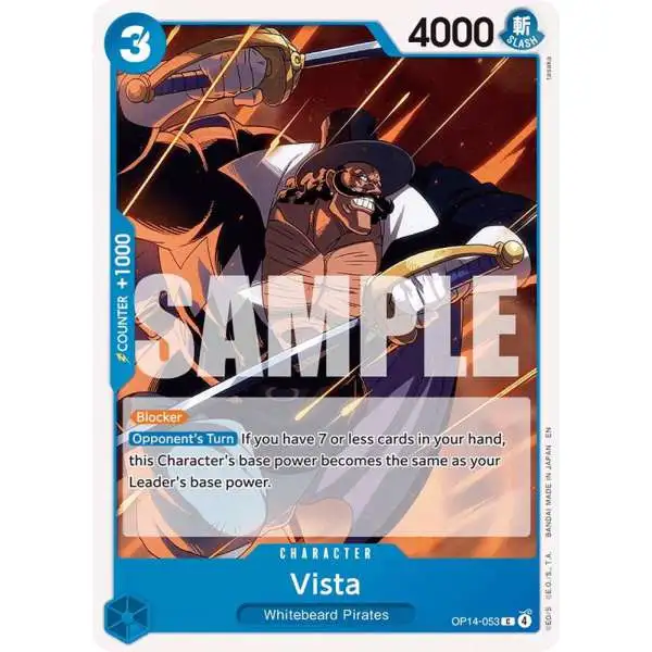 One Piece Trading Card Game The Azure Sea's Seven Common Vista OP14-053