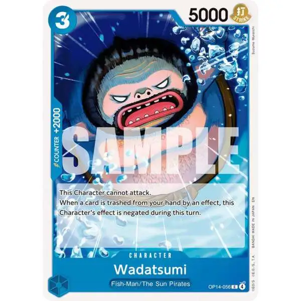 One Piece Trading Card Game The Azure Sea's Seven Common Wadatsumi OP14-056