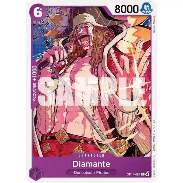 One Piece Trading Card Game The Azure Sea's Seven Common Diamante OP14-066