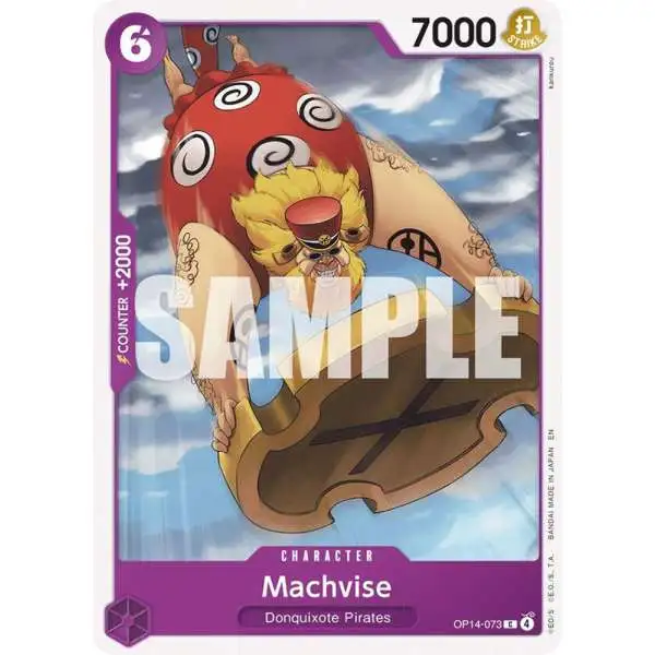 One Piece Trading Card Game The Azure Sea's Seven Common Machvise OP14-073