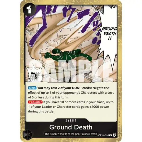 One Piece Trading Card Game The Azure Seas Seven Single Card Rare