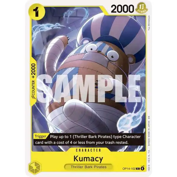 One Piece Trading Card Game The Azure Sea's Seven Common Kumacy OP14-102