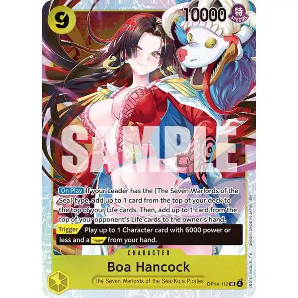 one piece tcg boa hancock deck (Seven Warlords of the Sea Binder Set) (... | 6000 Subtype(s) One Piece Trading Card Game