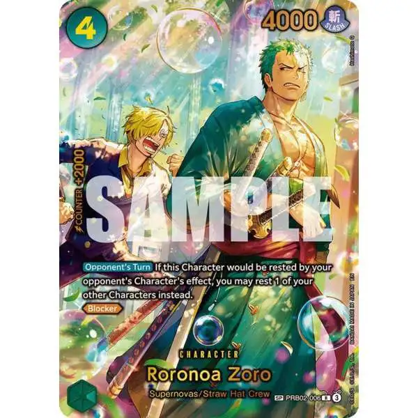 One Piece Trading Card Game The Azure Seas Seven Single Card Rare