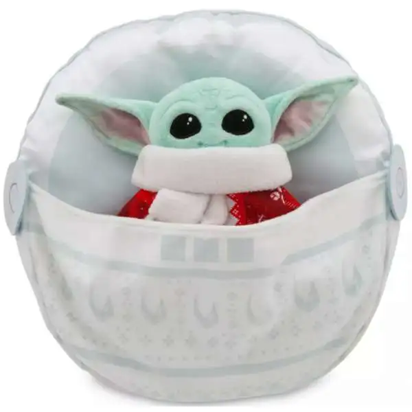 Disney Star Wars The Mandalorian 2021 Holiday The Child in Hover Pram Exclusive 13-Inch Plush [Baby Yoda / Grogu]
