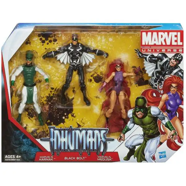Marvel Universe Super Hero Team Packs The Inhumans Action Figure 3-Pack