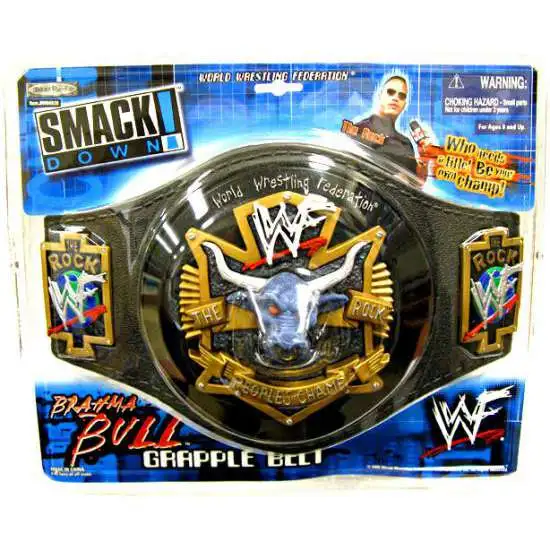 WWE Wrestling The Rock Brahma Bull Championship Belt [Youth, Damaged Package]