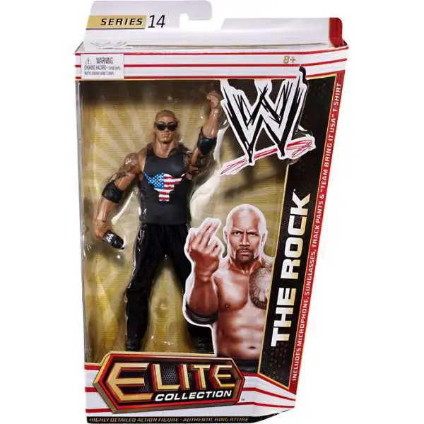 WWE Wrestling Elite Collection Series 14 The Rock Action Figure