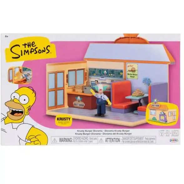 The Simpsons Krusty Burger 2.5-Inch Playset