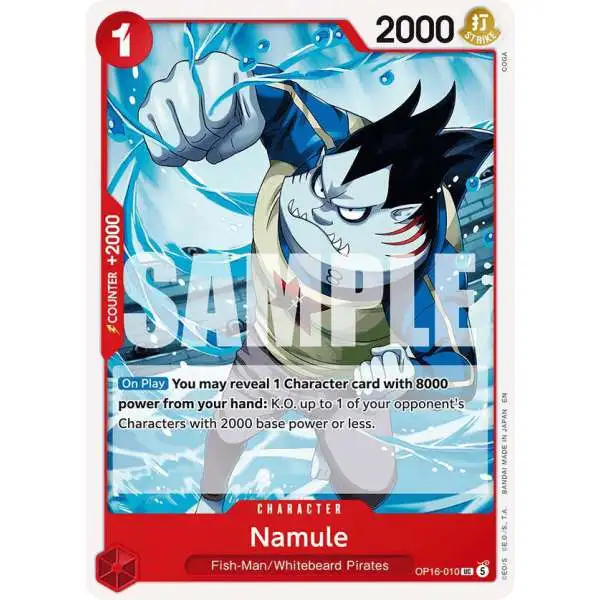 One Piece Trading Card Game The Time of Battle Uncommon Namule OP16-010