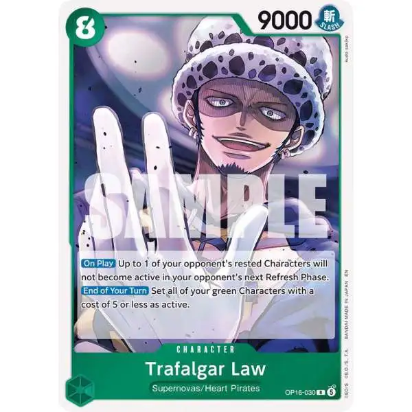 law one piece card game PRB02-(OP10-119) Trafalgar (SEC)(SP) look at 5 cards from the top of your deck One Piece TCG: Official Card