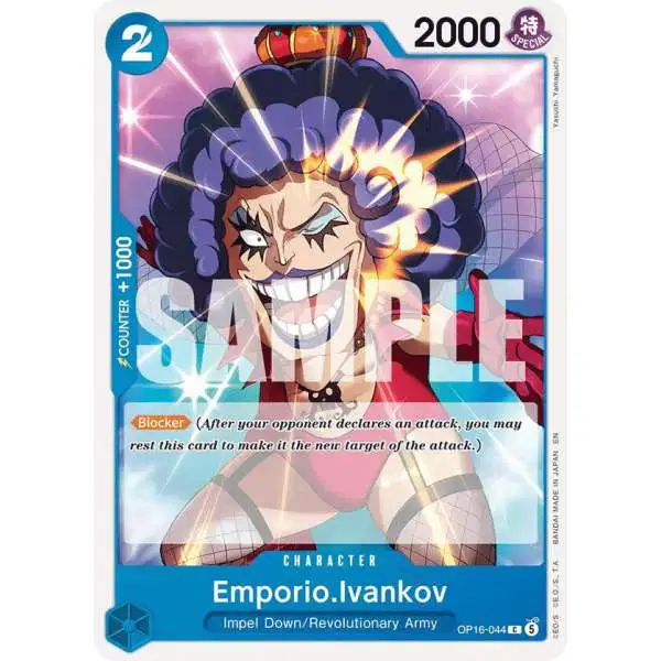 one piece card game ivankov DON! (Ivankov) [Premium Booster -The Best-] Special Artist Emporio.Ivankov ST13-005_p1 - One Piece