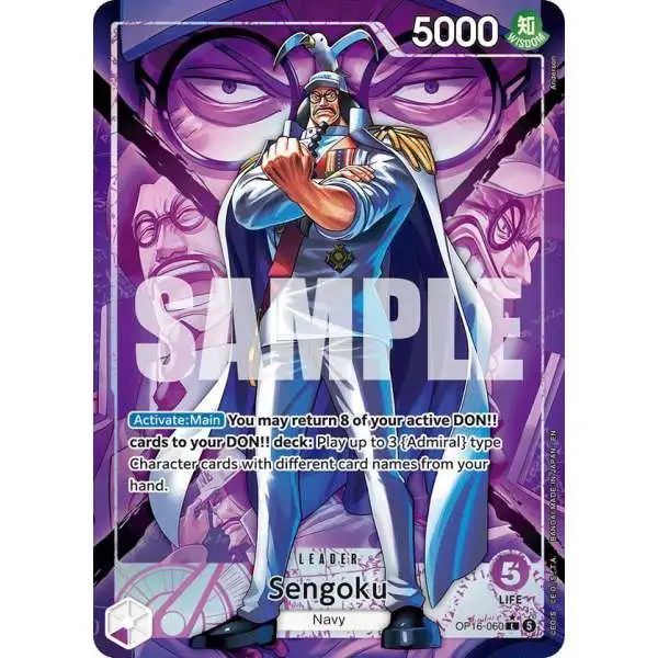 One Piece Trading Card Game The Time of Battle Leader Sengoku OP16-060 [Alternate Art]