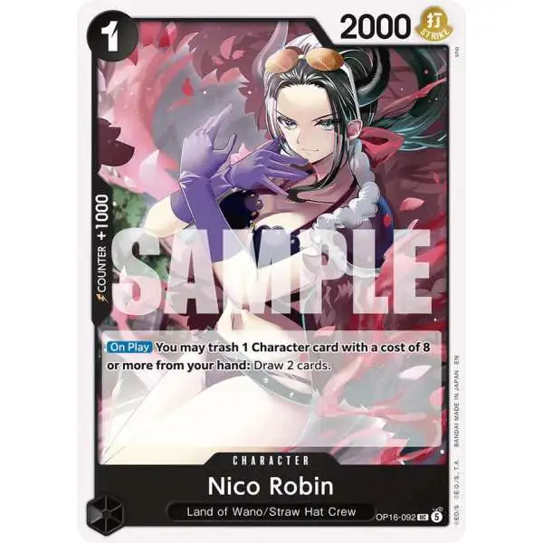 one piece card game nico robin OP09-071 : Common English TCG : OP09: Emperors in the New World Description coming soon... Shop [Japanese] One Piece Card