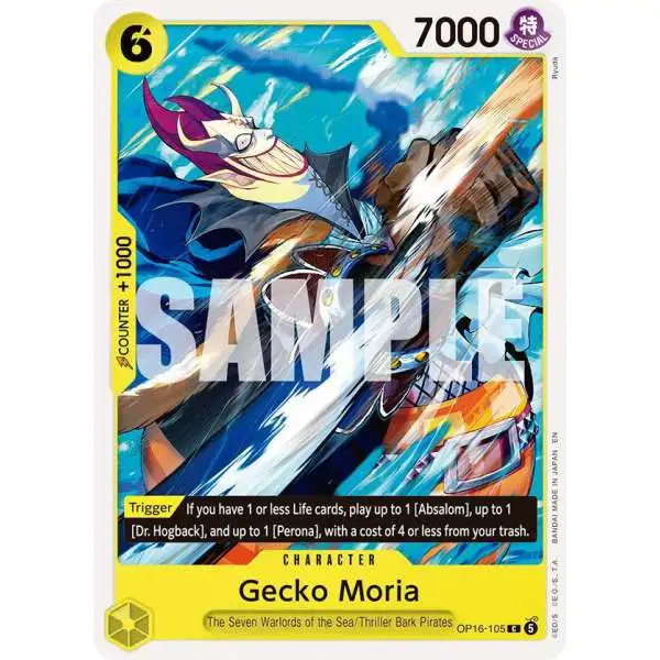 One Piece Trading Card Game The Time of Battle Common Gecko Moria OP16-105