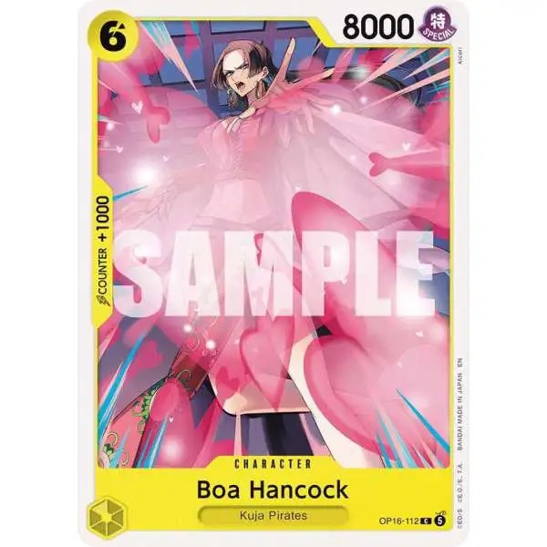 One Piece Trading Card Game The Time of Battle Common Boa Hancock OP16-112