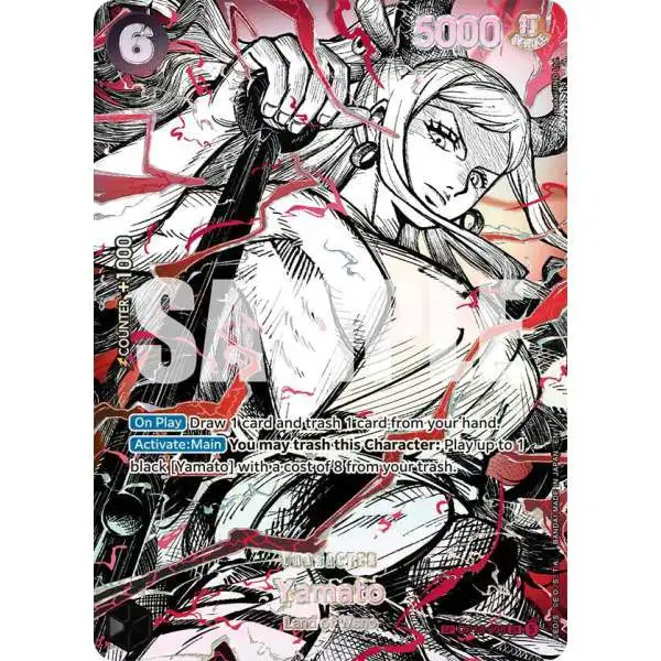 One Piece Trading Card Game The World's Strongest Warriors Super Rare Yamato OP16-098 [SP]