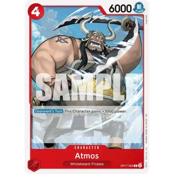 One Piece Trading Card Game The World's Strongest Warriors Common Atmos OP17-002